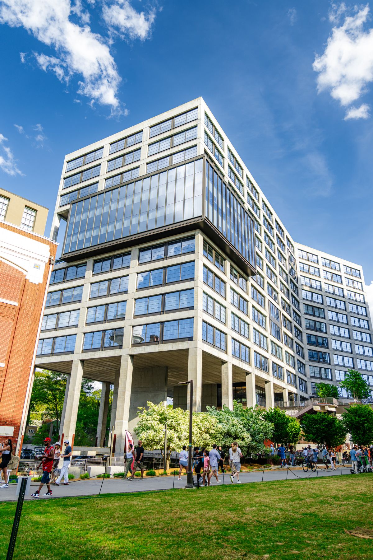 A modern office building in Midtown Atlanta
